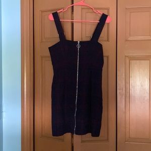 Forever 21 Plaid Zip Up Dress